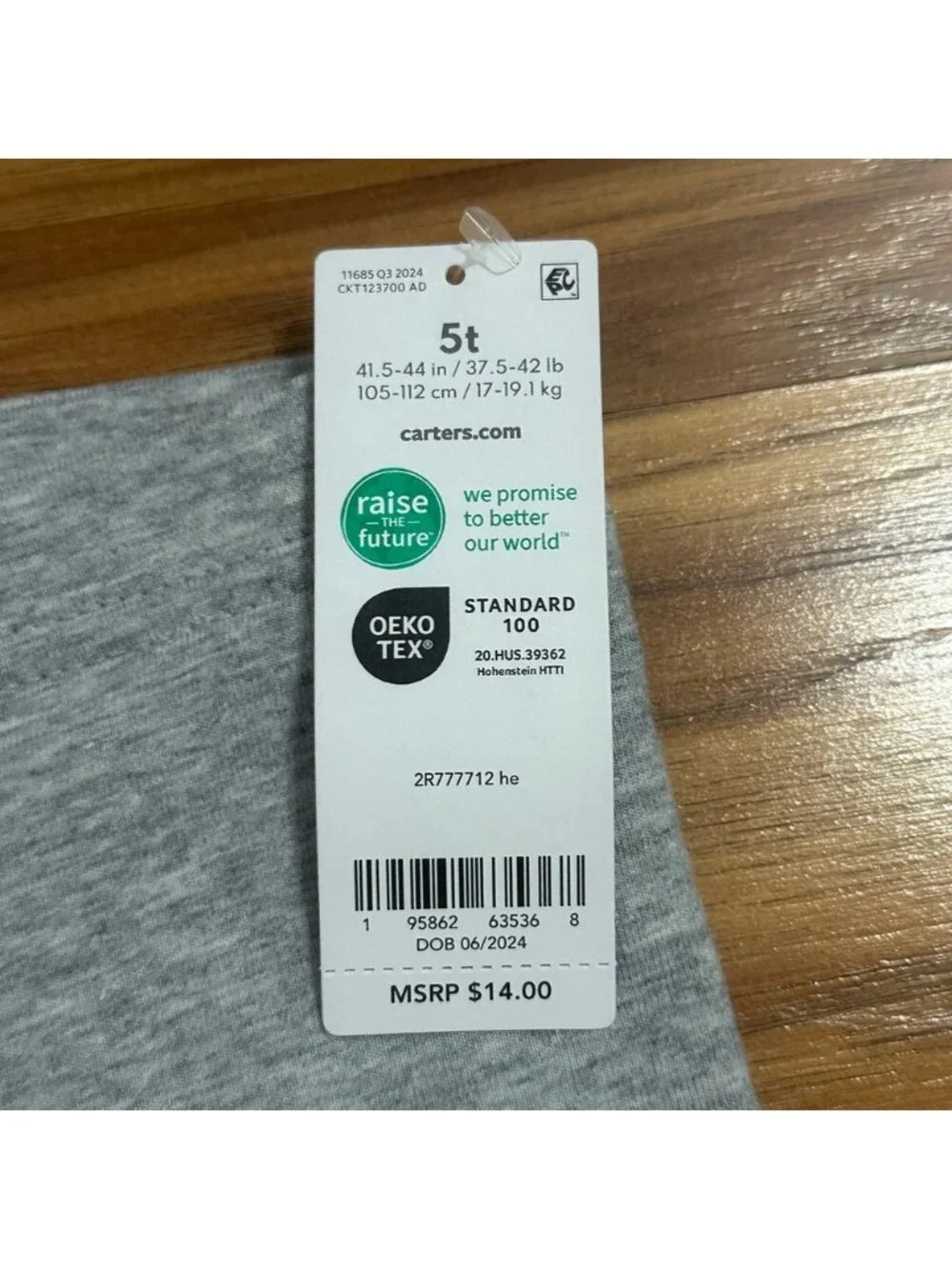 Carter's Grey Leggings 5T